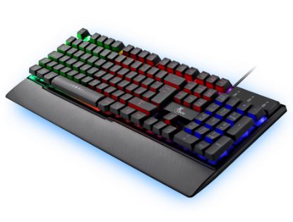 Imagen de TECLADO GAMING MULTIMEDIA LED USB ARMIGER XTECH XTK-510S