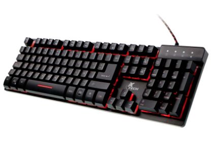 Picture of TECLADO GAMING MULTIMEDIA LED 3 COLORES XTECH REVENGER XTK-520S USB