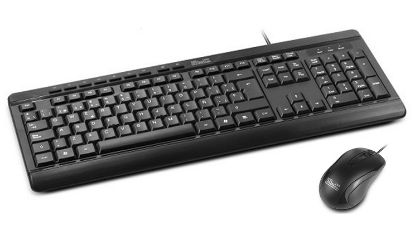 Imagen de KIT COMBO TECLADO MOUSE MULTIMEDIA KLIP XTREME DESKMATE KCK-251S USB