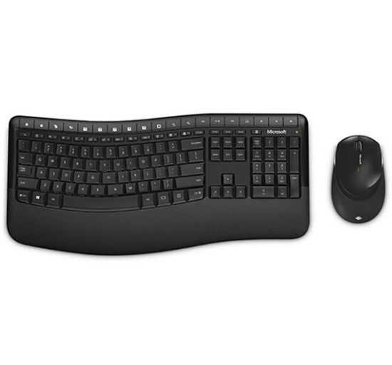 Imagen de KIT COMBO TECLADO MOUSE INALAMBRICO MICROSOFT CONFORT DESKTOP 5050