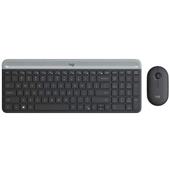 Imagen de KIT COMBO TECLADO MOUSE INALAMBRICO LOGITECH SLIM MK470