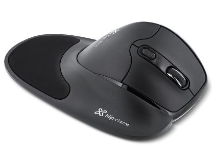 Imagen de MOUSE ERGONOMICO INALAMBRICO SEMI-VERTICAL FLEXOR KLIP KMW-750