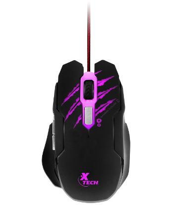 Imagen de MOUSE GAMER 6 BOTONES XTECH LETHAL HAZE XTM-610 USB