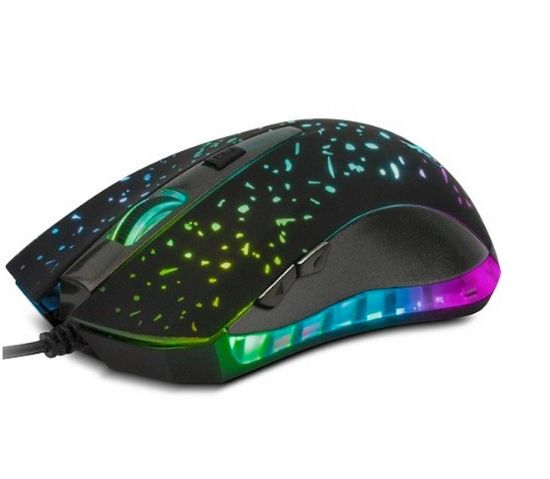 Imagen de MOUSE PARA VIDEO JUEGO 6 BOTONES XTM-410 LUCES LED USB