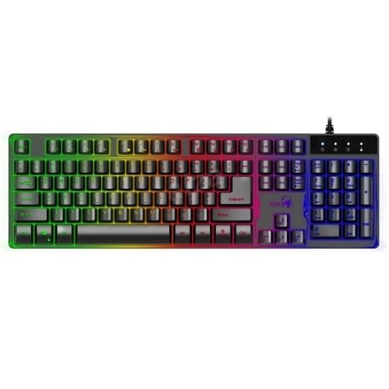 Imagen de TECLADO GENIUS SCORPION K8 LED USB BLACK