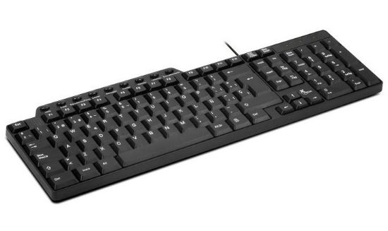 Imagen de TECLADO MULTIMEDIA EN ESPAÑOL XTECH XTK-160S USB