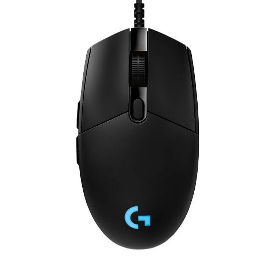 Imagen de MOUSE GAMING LOGITECH G PRO RGB 6 BOTONES USB SENSOR HERO 25K