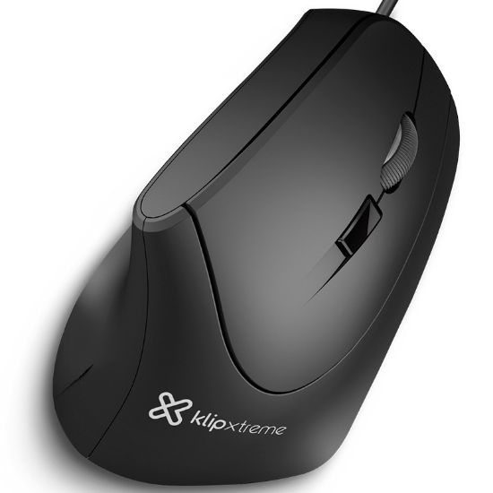 Imagen de MOUSE ERGONOMICO VERTICAL 6 BOTONES KROWN KMO-506 USB