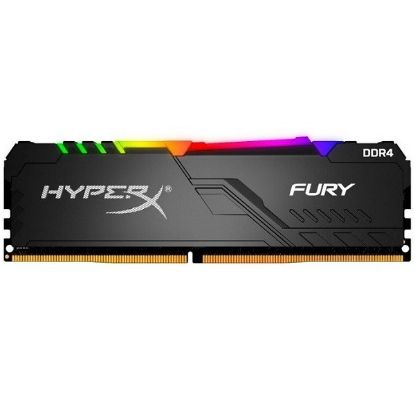 Imagen de MEMORIA RAM KINGSTON HYPERX FURY RGB DIMM DDR4 8GB 3200MHZ