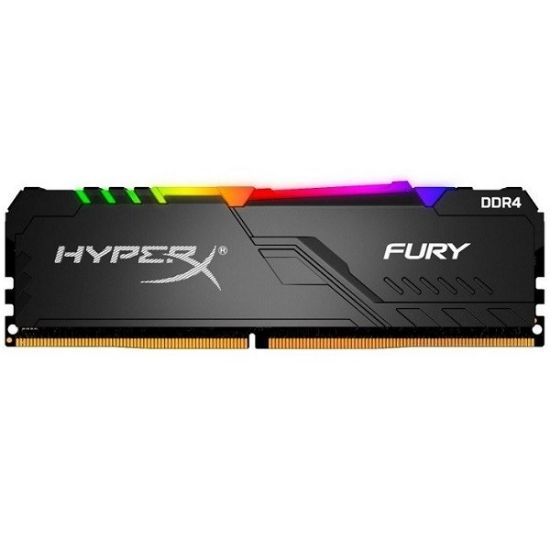 Imagen de MEMORIA RAM KINGSTON HYPERX FURY RGB DIMM DDR4 8GB 3200MHZ