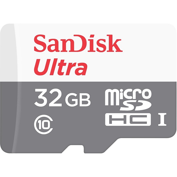 Imagen de TARJETA DE MEMORIA MICRO SD HC SANDISK ULTRA 32GB CLASE 10 CON ADAPTADOR SD