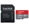 Imagen de TARJETA DE MEMORIA MICRO SD XC SANDISK ULTRA 128GB CLASE 10 A1 CON ADAPTADOR SD