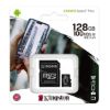 Imagen de TARJETA DE MEMORIA MICRO SD HC CANVAS DE 128GB CLASE 10 CON ADAPTADOR SD