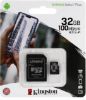 Imagen de TARJETA DE MEMORIA MICRO SD HC CANVAS DE 32GB CLASE 10 CON ADAPTADOR SD