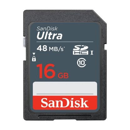 Picture of TARJETA DE MEMORIA SD SANDISK ULTRA SDHC DE 16GB CLASE 10