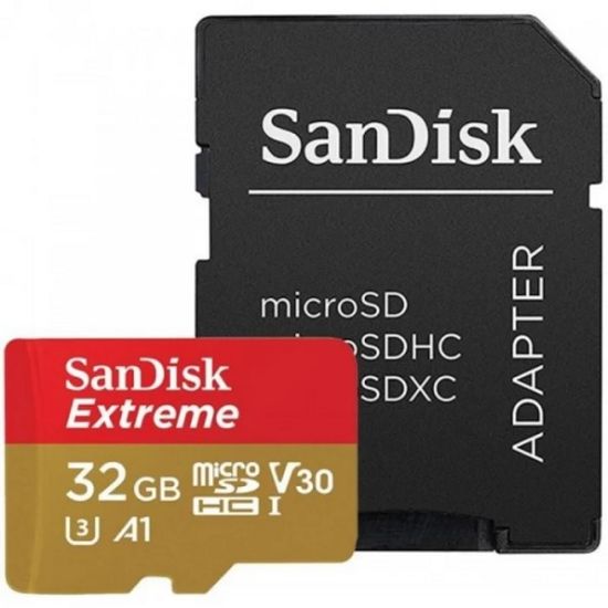 Imagen de TARJETA DE MEMORIA SANDISK EXTREME UHS-I MICRO SD HC DE 32GB V30