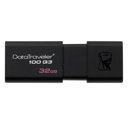 Imagen de FLASH PEN DRIVE 32GB KINGSTON DATA TRAVELER 100 G3 USB 3.0