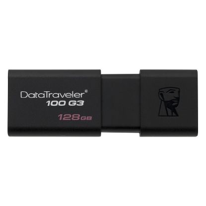 Imagen de FLASH PEN DRIVE 128GB KINGSTON DATA TRAVELER 100 G3 USB 3.0