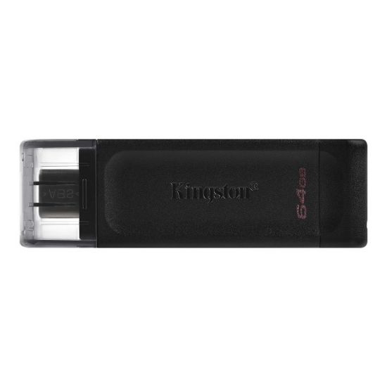 Imagen de FLASH PEN DRIVE 64GB KINGSTON DATA TRAVELER 70 USB 3.2 TIPO C