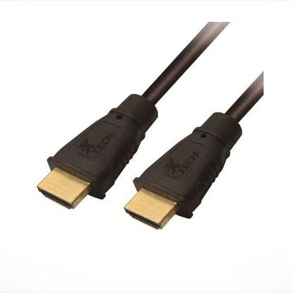 Imagen de CABLE CON CONECTOR HDMI MACHO A HDMI MACHO XTECH 7.6M