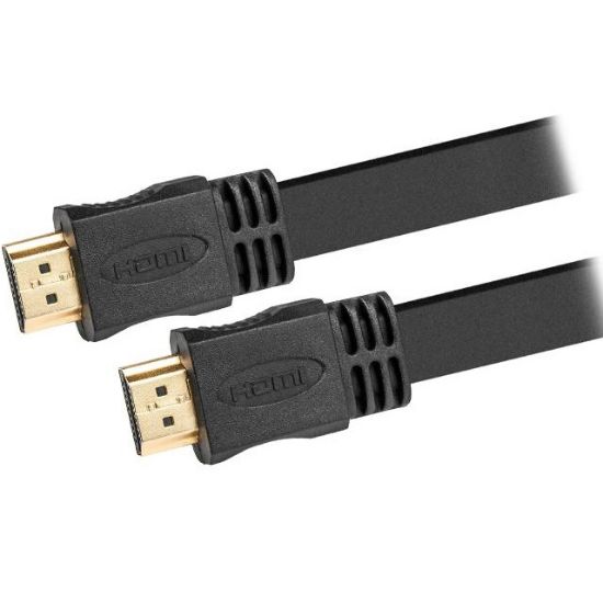 Imagen de CABLE HDMI PLANO MACHO A MACHO XTECH 7.6 METROS