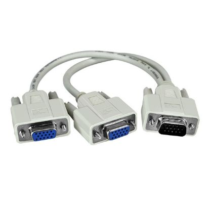 Imagen de CONECTOR MULTIPLE VGA MACHO A HEMBRA XTECH