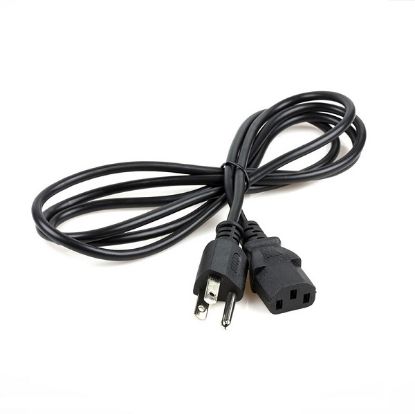 Imagen de CABLE DE ALIMENTACIÓN XTC-210 PARA LAPTOP CON ENCHUFE NEMA DE 3 CLAVIJAS A CONECTOR HEMBRA DE 3 RANURAS