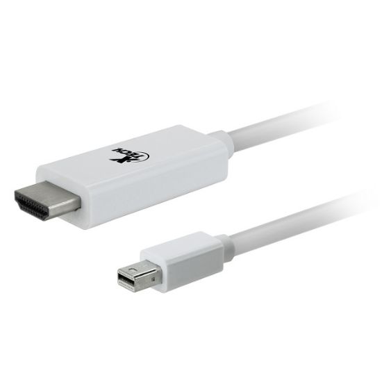 Imagen de CABLE CONVERTIDOR CON CONECTOR MINI DISPLAYPORT MACHO A HDMI MACHO XTC-357