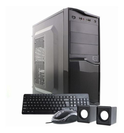 Imagen de KIT COMBO CASE MICRO ATX XTECH FUENTE 500W MOUSE TECLADO PARLANTES