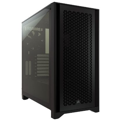 Imagen de CASE CHASIS DE MEDIA TORRE CORSAIR 4000D VIDRIO TEMPLADO BLACK - SIN FUENTE