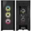 Imagen de CASE CHASIS SMART DE MEDIA TORRE CORSAIR ICUE 5000X RGB VIDRIO TEMPLADO BLACK - SIN FUENTE