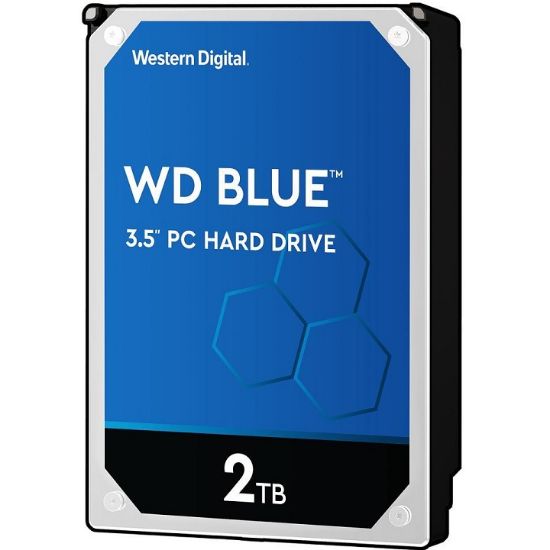 Imagen de DISCO DURO WD BLUE 2TB - SATA - 5400RPM - 3.5" - 256MB CACHE - 6.0GBS