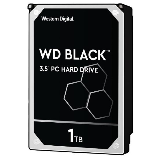 Imagen de DISCO DURO WD BLACK 1TB - SATA - 7200RPM - 3.5" - 64MB CACHE - 6.0GBS
