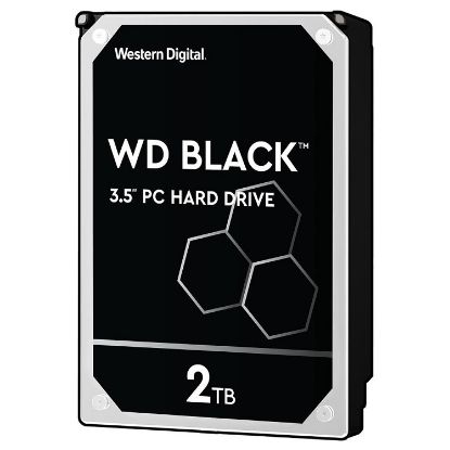 Imagen de DISCO DURO WD BLACK 2TB - SATA - 7200RPM - 3.5" - 64MB CACHE - 6.0GBS