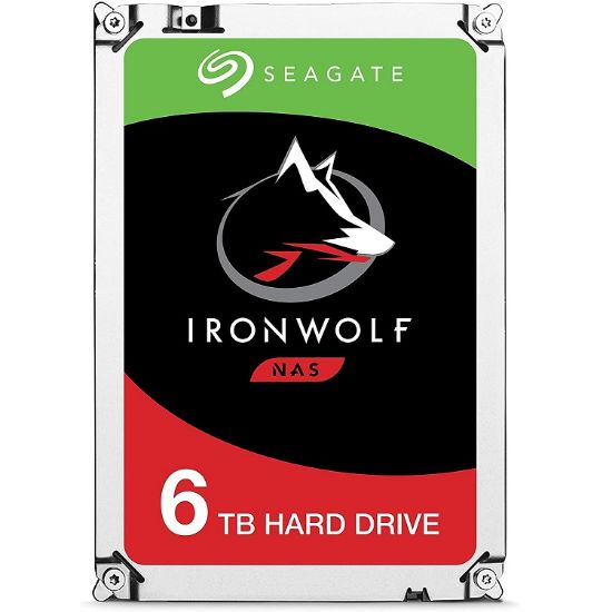 Imagen de DISCO DURO SEAGATE IRONWOLF 6TB - SATA - 7200RPM - 3.5" - 256MB CACHE - 6.0GBS
