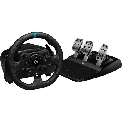 Imagen de VOLANTE Y PEDALES LOGITECH G G923 TRUEFORCE SLIM RACING WHEEL PARA PC XBOX S - ONE - PC