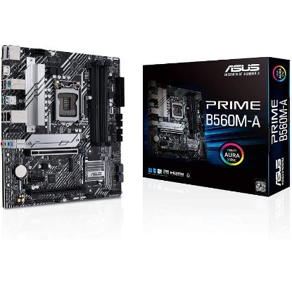 Imagen de MAINBOARD ASUS PRIME B560M-A DDR4 X4 SOCKET 1200 10MA - 11VA GEN