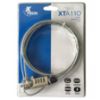 Imagen de CABLE DE SEGURIDAD CON COMBINACION DE 4 DIGITOS PARA LAPTOPS XTA-110 CANDADO