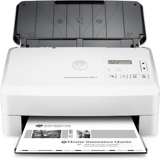 Imagen de ESCANER VERTICAL HP SCANJET ENTERPRISE FLOW 7000 S3 DUPLEX COLOR 75PPM -150IPM USB