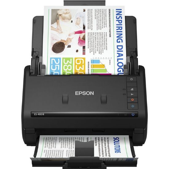 Imagen de ESCANER VERTICAL EPSON WORKFORCE ES-400 II DUPLEX COLOR 35PPM -70IPM USB