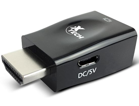 Imagen de ADAPTADOR DE VIDEO HDMI MACHO A VGA HEMBRA