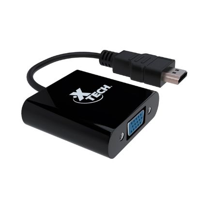 Imagen de ADAPTADOR DE VIDEO HDMI MACHO A VGA HEMBRA XTC-363