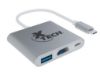 Imagen de ADAPTADOR MULTIPUERTO USB TIPO C 3 EN 1 XTECH XTC-565