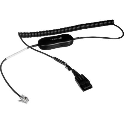 Imagen de CABLE INTELIGENTE EN ESPIRAL UNIVERSAL JABRA GN 1200 DESCONEXION RAPIDA RJ9