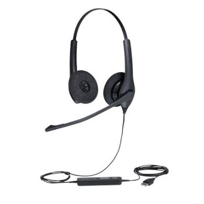 Imagen de AURICULARES ESTEREO JABRA BIZ 1500 DUO PLUG USB