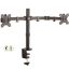 Imagen de SOPORTE CON INCLINACION GIRO Y BASE CON ABRAZADERA PARA 2 MONITORES DE 13 A 32 PULGADAS KPM-310