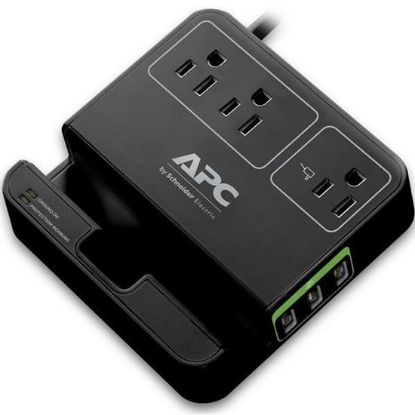 Imagen de PROTECTOR DE SOBRETENSION APC ESSENTIAL 120V 3 TOMAS + 3 USB