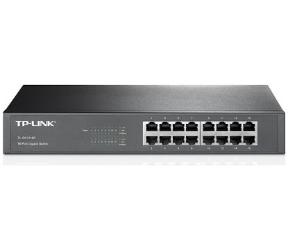 Imagen de SWITCH TP-LINK TL-SG1016 DE 16 PUERTOS GIGABIT RACKEABLE