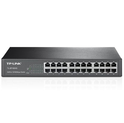 Picture of SWITCH TP-LINK TL-SF1024D DE 24 PUERTOS 10/100 METALICO RACKEABLE