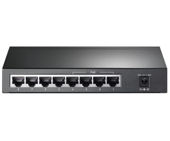 Imagen de SWITCH ETHERNET DE ESCRITORIO TP-LINK SG1008P DE 8 PUERTOS GIGABIT 4 POE 